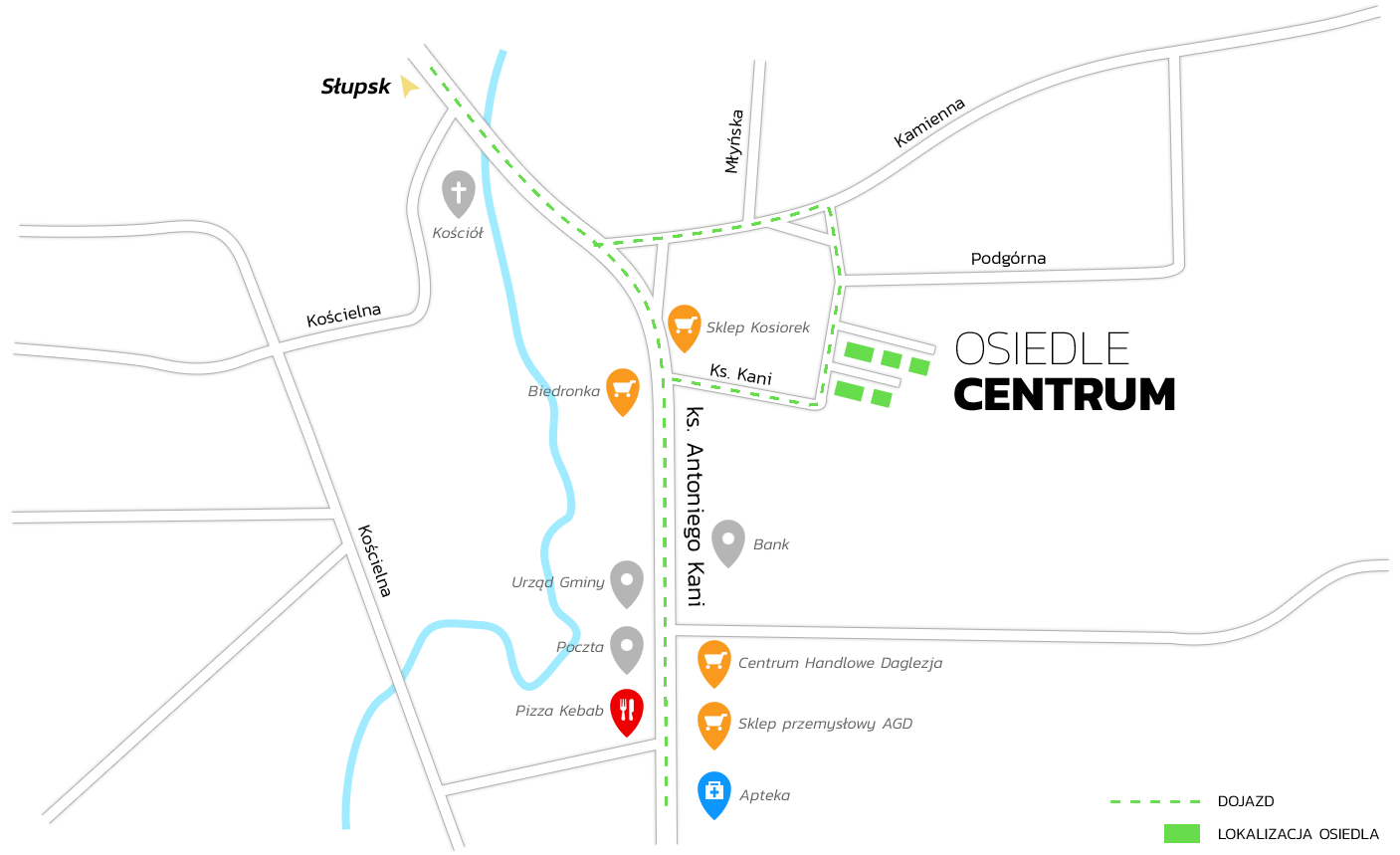 Mapa Osiedla Centrum